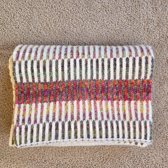 NWT Anthro Scarf Thick Colorful - Picture 9 of 10